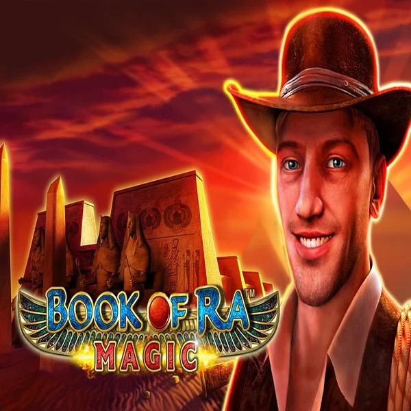 Official Slots logo: Book of Ra Magic by Greentube at Winnita casino